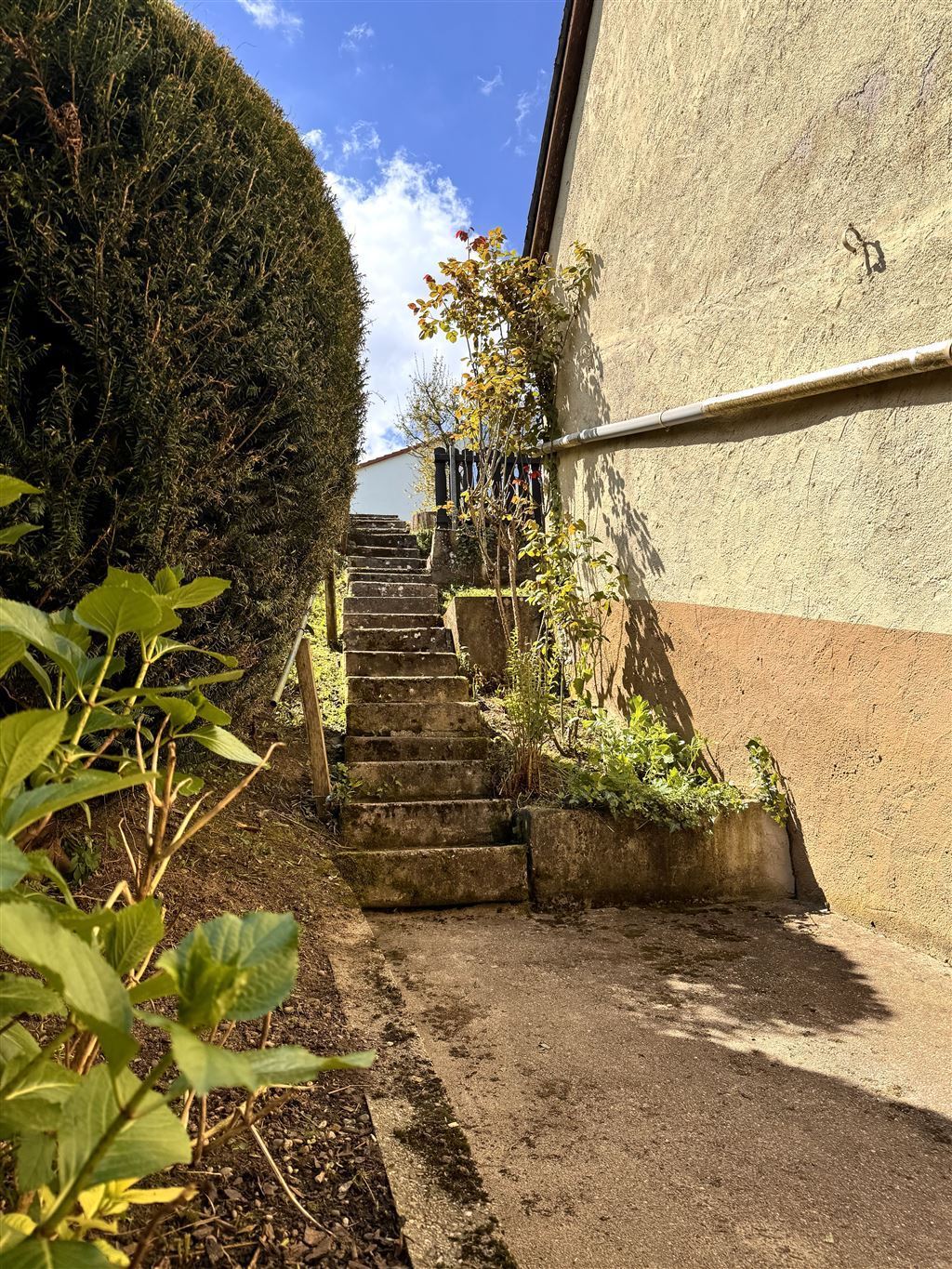 Treppe zum Garten