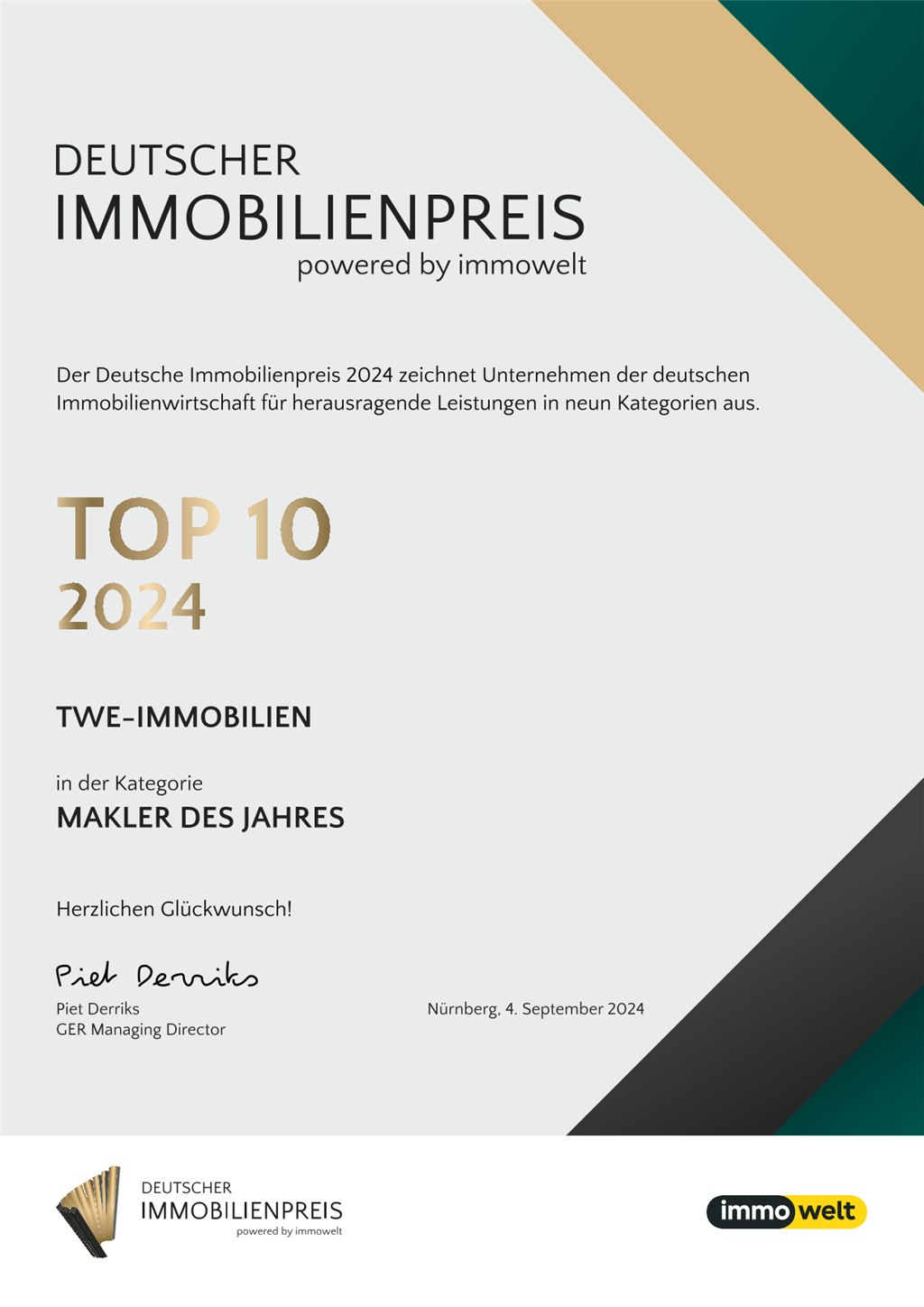 Top 10 Immobilienpreis (2024)