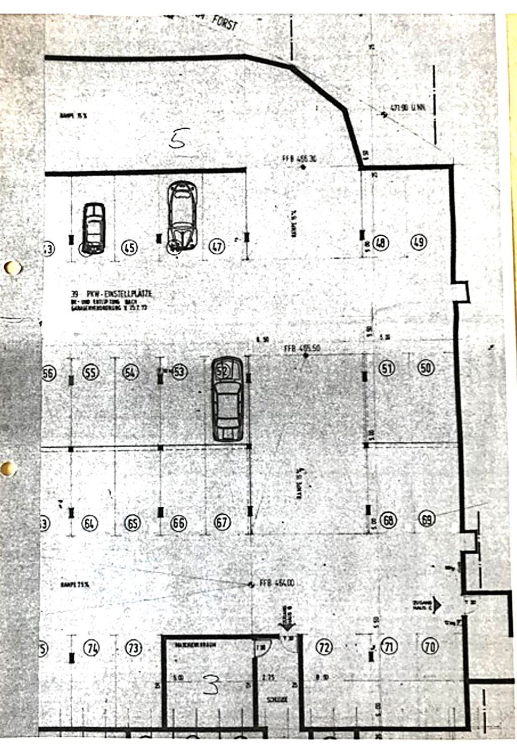 Grundriss TG Stellplatz #67-1