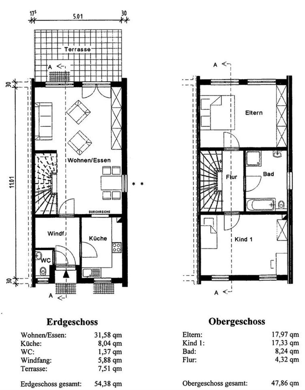 Grundriss EG und OG