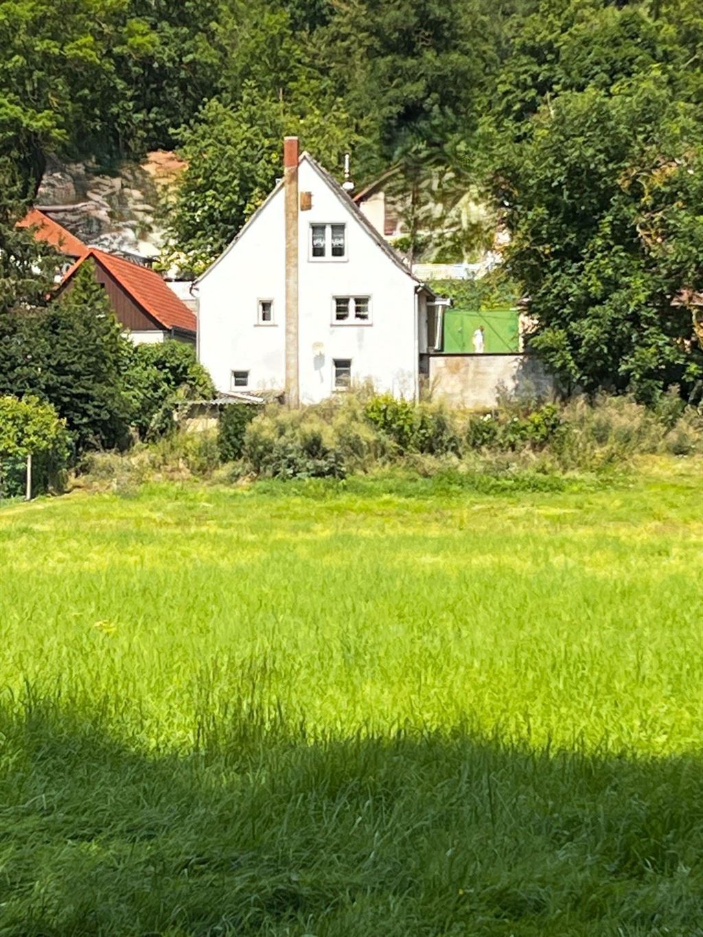 Außenansicht von Wiese aus