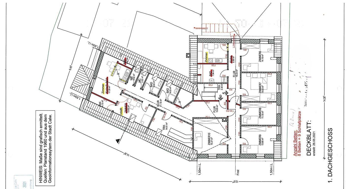 Plan 1. Dachgeschoss-1